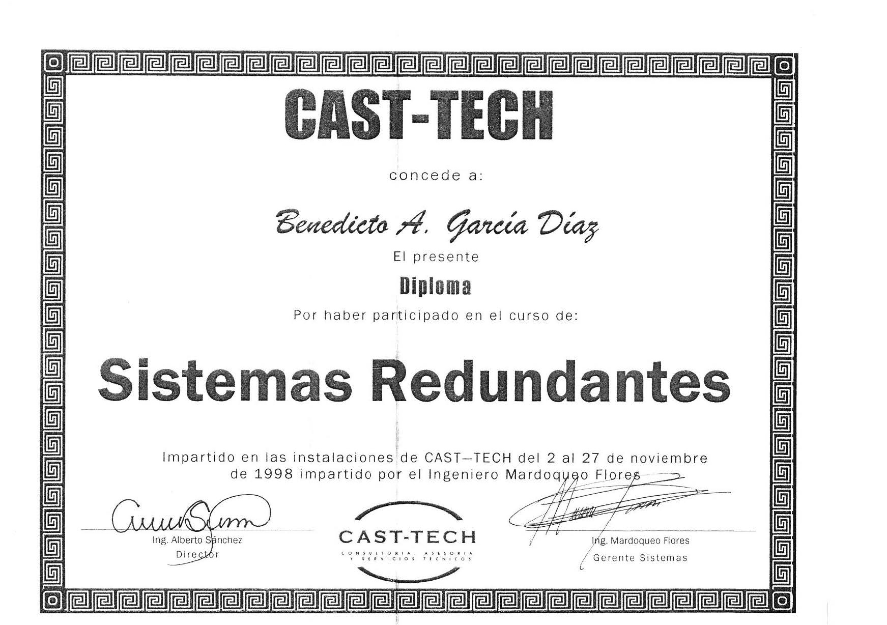 CAST-TECH Redundantes